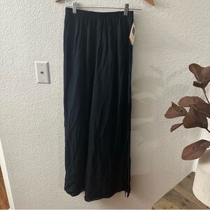 Anne Namba Designs Silk Wide Leg Double Layer Pant 
size small